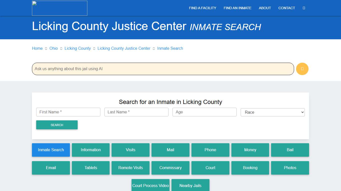 Licking County Inmate Search & Roster Find Inmates OH